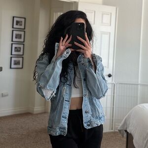 Forever 21 | Distressed Denim Jacket